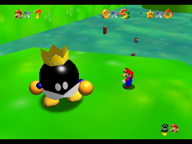 Super Mario 64 - Bob Omb Richard Mastertest Screenshot 1